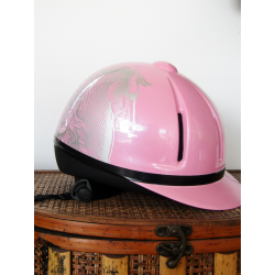 Casco niña rosado