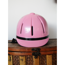 Casco niña rosado