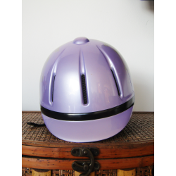 Casco niña morado