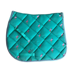 Pelero azul con flamenco