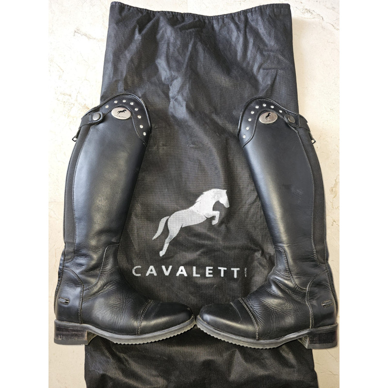Botas negras cavaletti niña